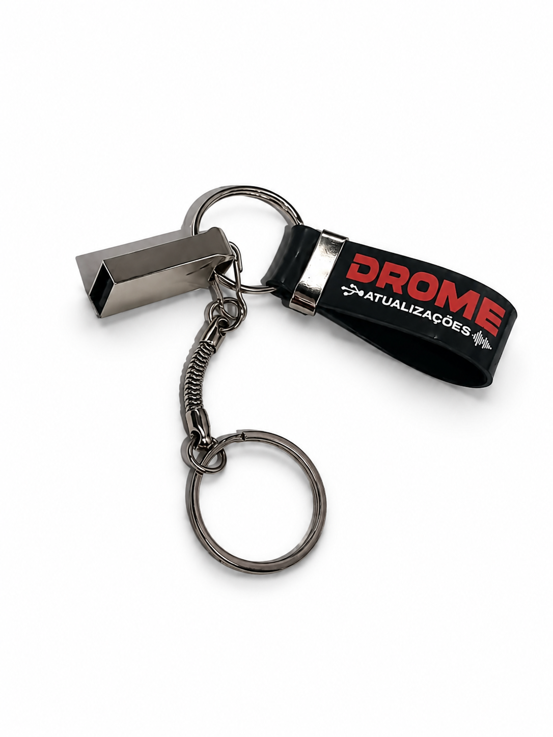 Pen-drive branco personalizado DROME Atualizações